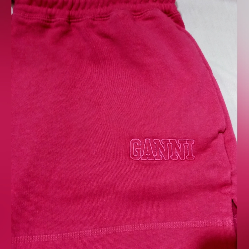 Ganni Software Drawstring Shorts - Picture 3 of 6